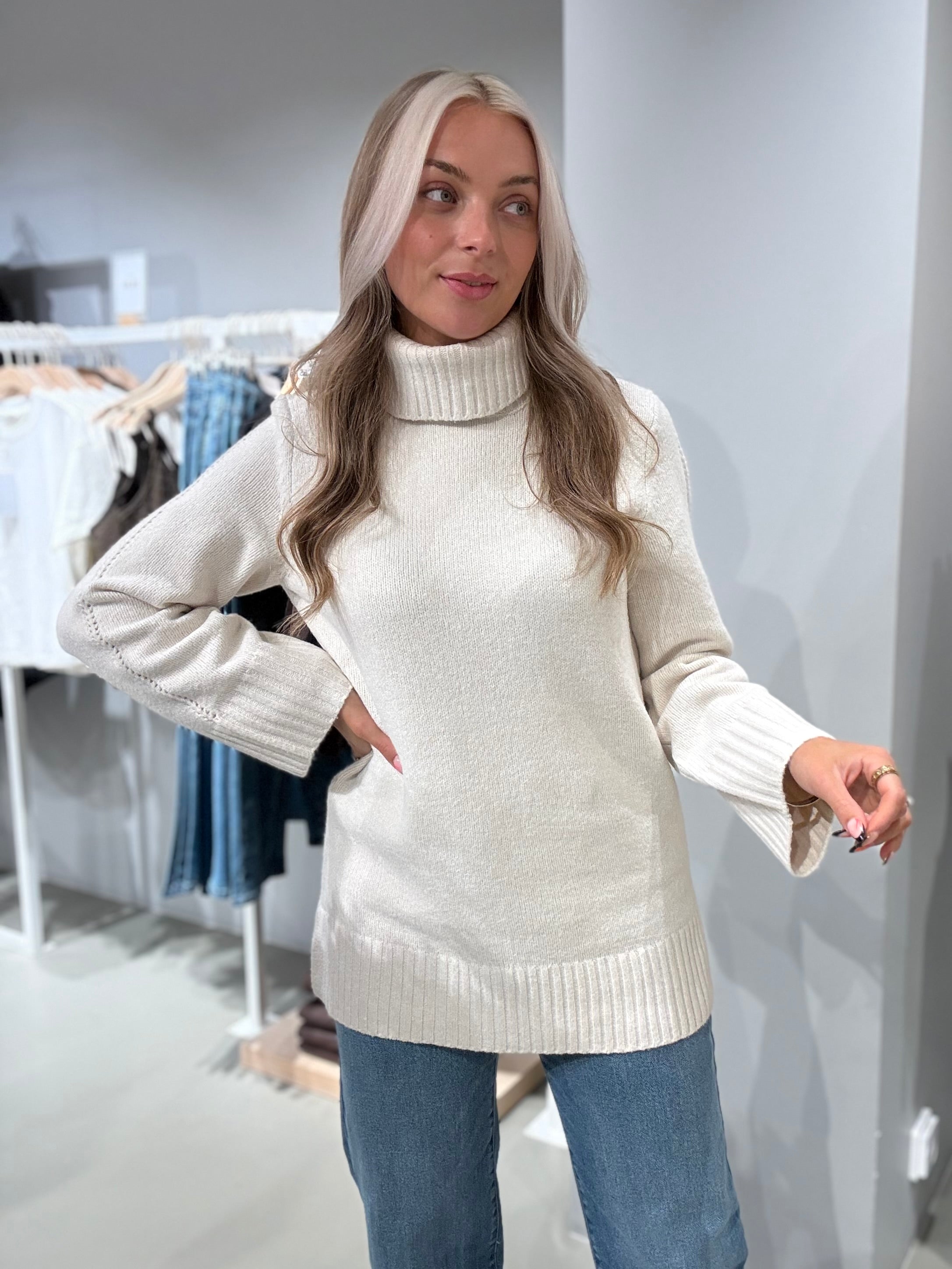 OBJMALI Pullover - Birch